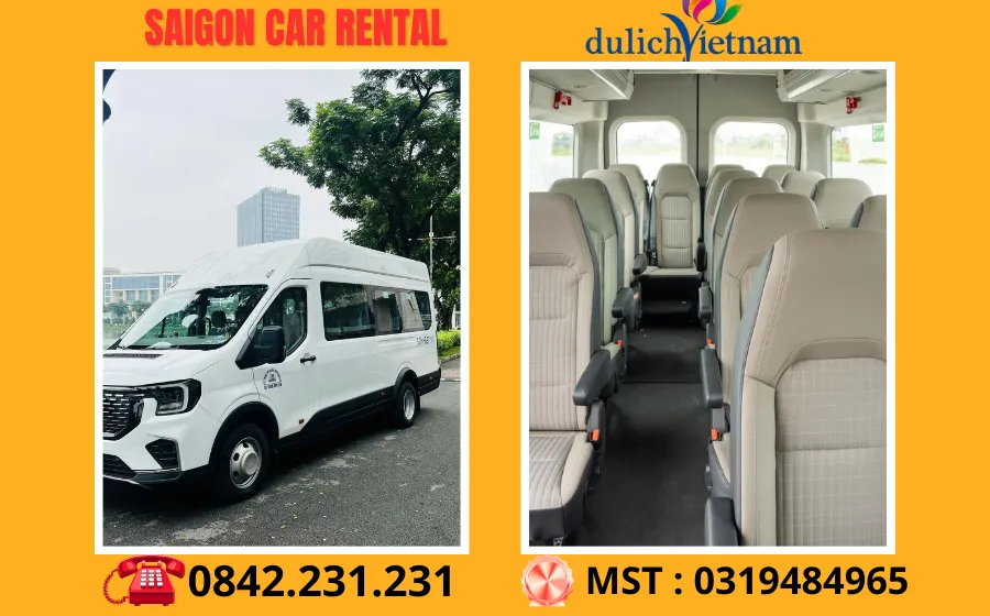 Thuê Xe 16 Chỗ Có Tài Xế 1 Ngày Là Bao Nhiêu Tại Sài Gòn? 7 Thuê Xe 16 Chỗ Có Tài Xế 1 Ngày Là Bao Nhiêu Tại Sài Gòn