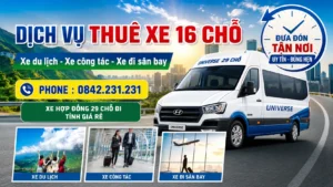 Cho Thue Xe 16 Cho Don San Bay Tan Son Nhat Gia Re